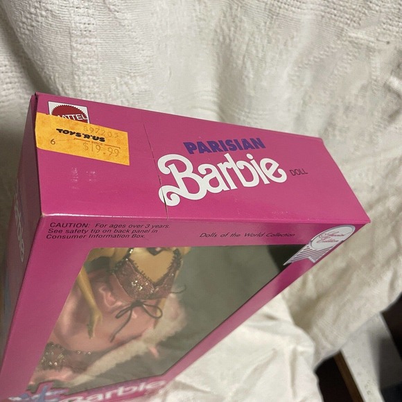 MATTEL Barbie Doll Parisian Dolls of the World Second Edition #9843 1990 - Picture 3 of 5